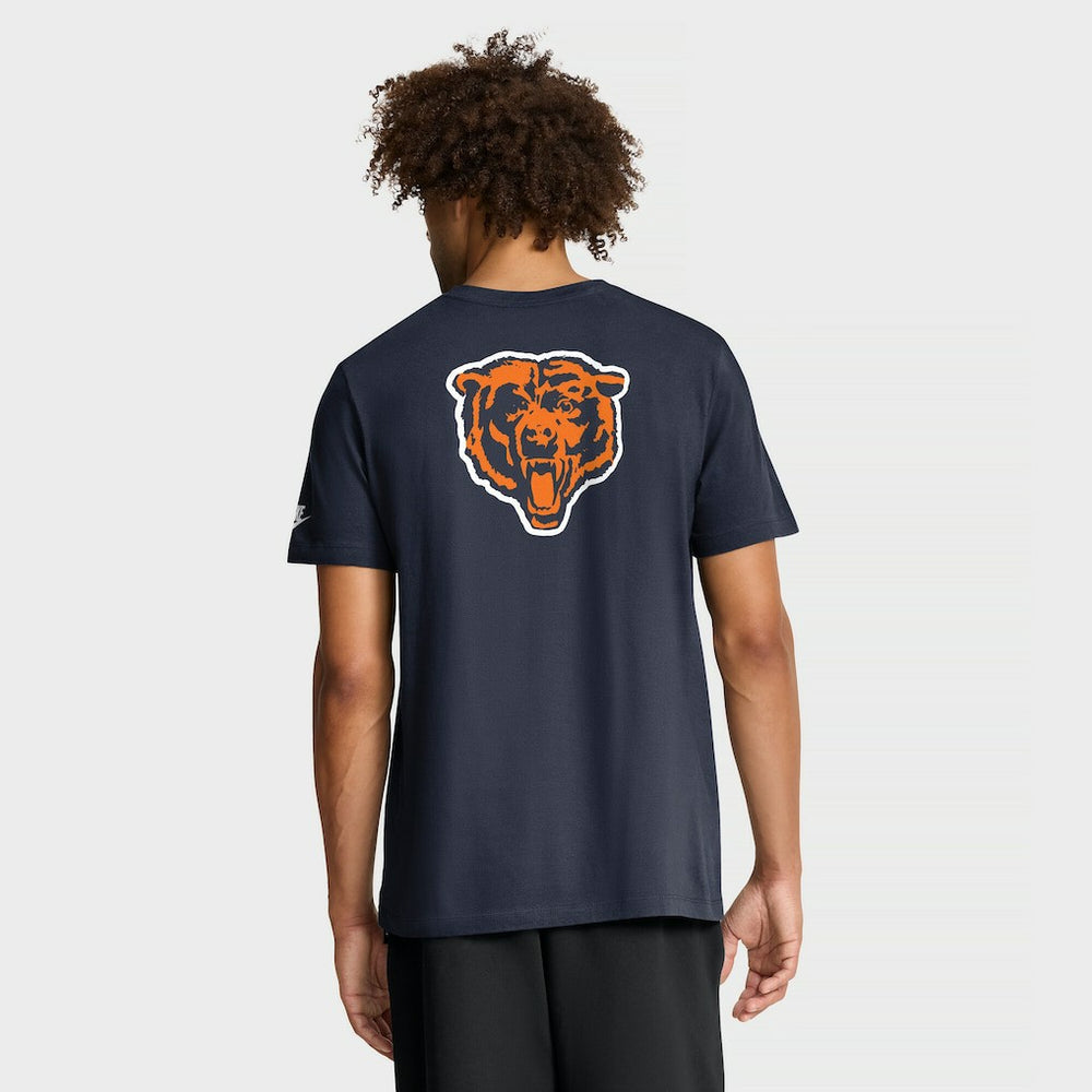 Chicago Bears Rewind Front and Back Hit Essential T-Shirt Navy