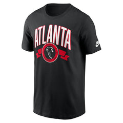 Atlanta Falcons Rewind Front and Back Hit Essential T-Shirt Black