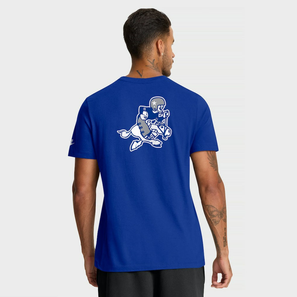 Dallas Cowboys Rewind Front and Back Hit Essential T-Shirt Royal