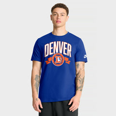 Denver Broncos Rewind Front and Back Hit Essential T-Shirt Royal