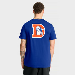Denver Broncos Rewind Front and Back Hit Essential T-Shirt Royal