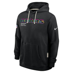 Chicago Bears Tall 2025 NFL Crucial Catch Sideline Standard Issue Dri-FIT Hoodie Black