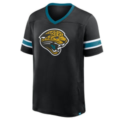 Jacksonville Jaguars Hometown Premium Hashmark V-Neck T-Shirt Black