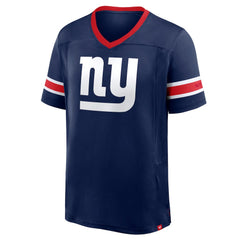 New York Giants Hometown Premium Hashmark V-Neck T-Shirt Navy