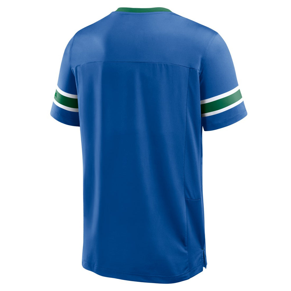 Seattle Seahawks Hometown Premium Hashmark V-Neck T-Shirt Royal