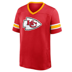 Kansas City Chiefs Hometown Premium Hashmark V-Neck T-Shirt Red