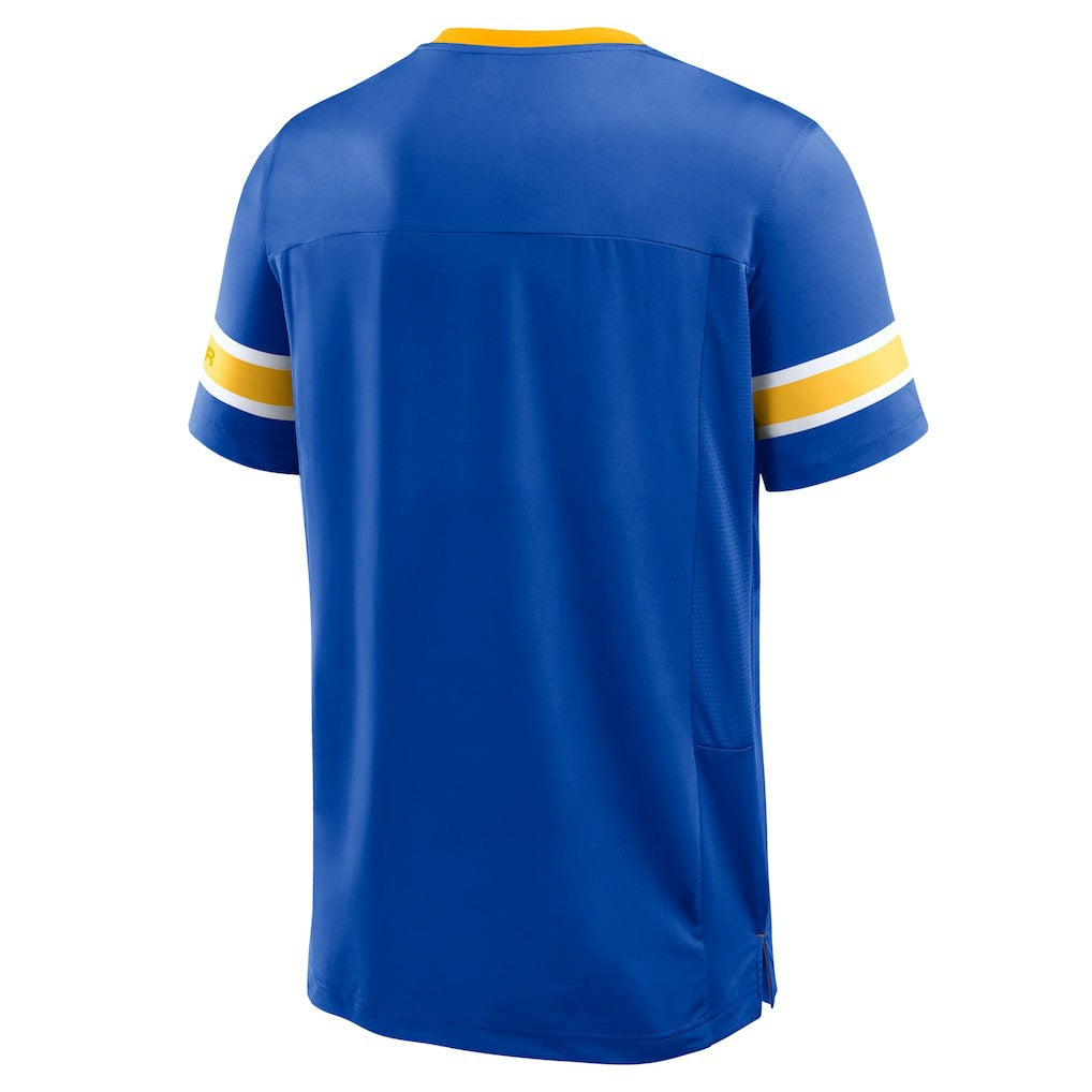 Los Angeles Rams Hometown Premium Hashmark V-Neck T-Shirt Royal