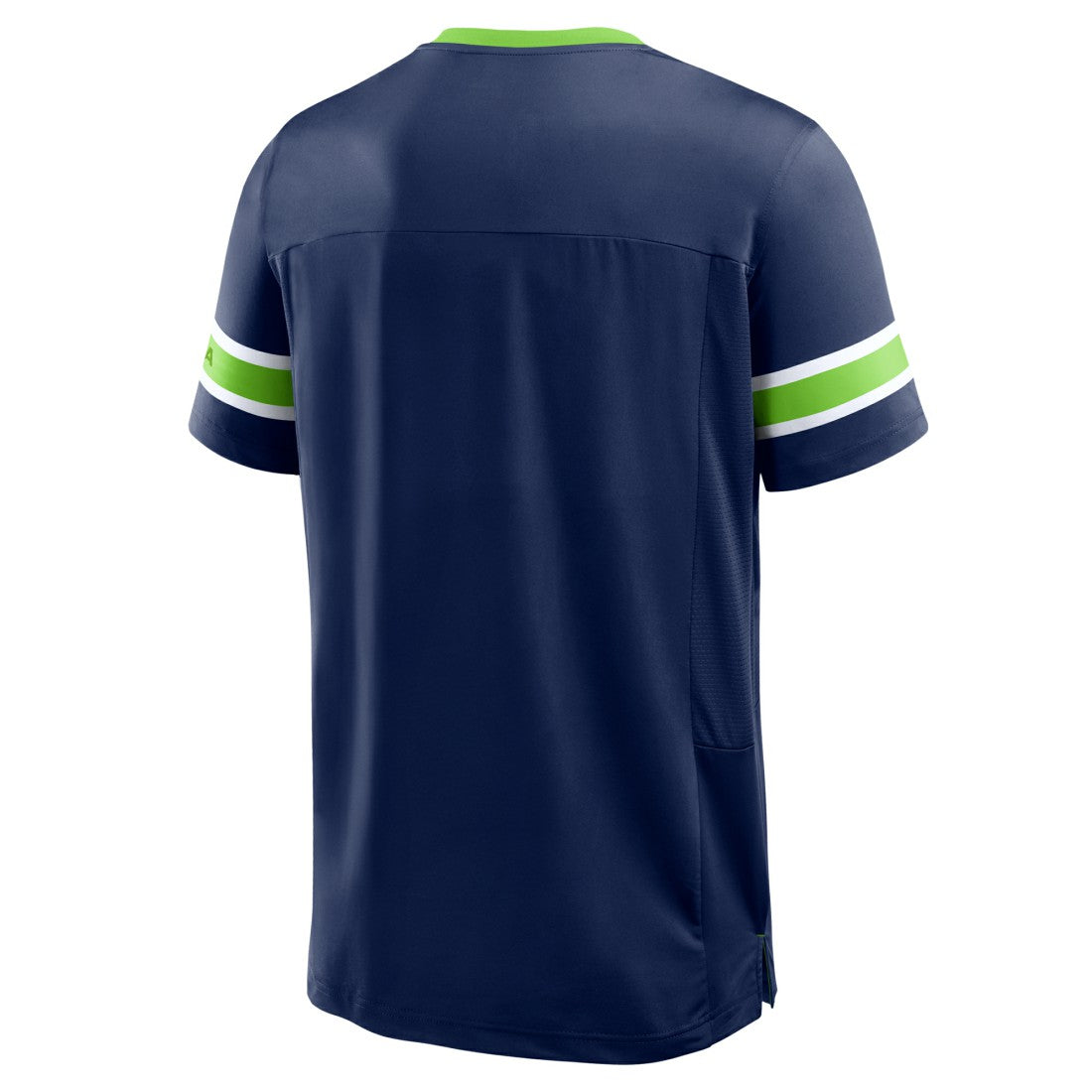 Seattle Seahawks Hometown Premium Hashmark V-Neck T-Shirt College Navy