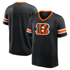 Cincinnati Bengals Hometown Premium Hashmark V-Neck T-Shirt Black