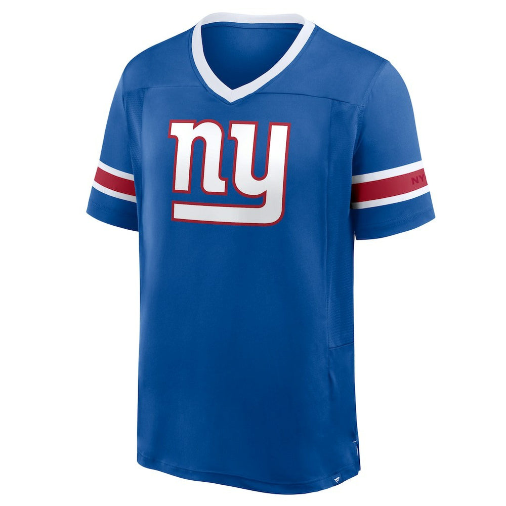 New York Giants Hometown Premium Hashmark V-Neck T-Shirt Royal