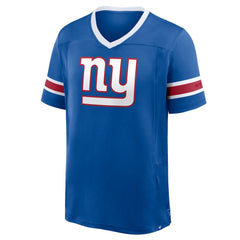New York Giants Hometown Premium Hashmark V-Neck T-Shirt Royal