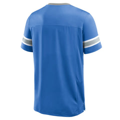 Detroit Lions Hometown Premium Hashmark V-Neck T-Shirt Blue