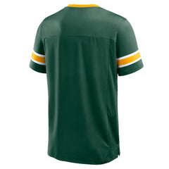 Green Bay Packers Hometown Premium Hashmark V-Neck T-Shirt Green