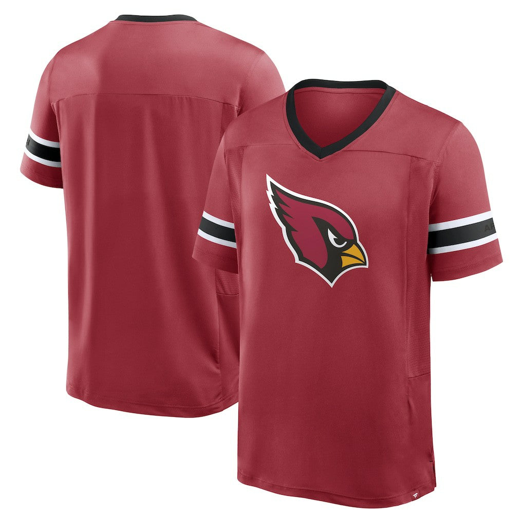 Arizona Cardinals Hometown Premium Hashmark V-Neck T-Shirt Cardinal