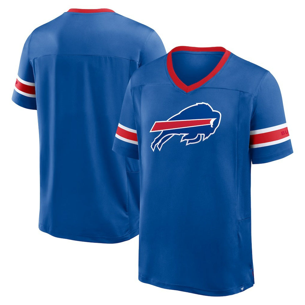 Buffalo Bills Hometown Premium Hashmark V-Neck T-Shirt Royal