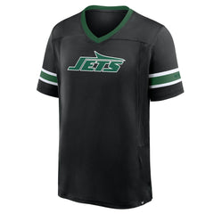 New York Jets Redzone Hashmark V-Neck T-Shirt Black