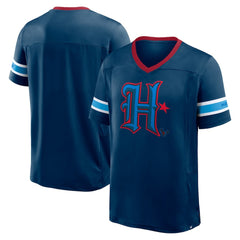 Houston Texans Redzone Hashmark V-Neck T-Shirt Navy