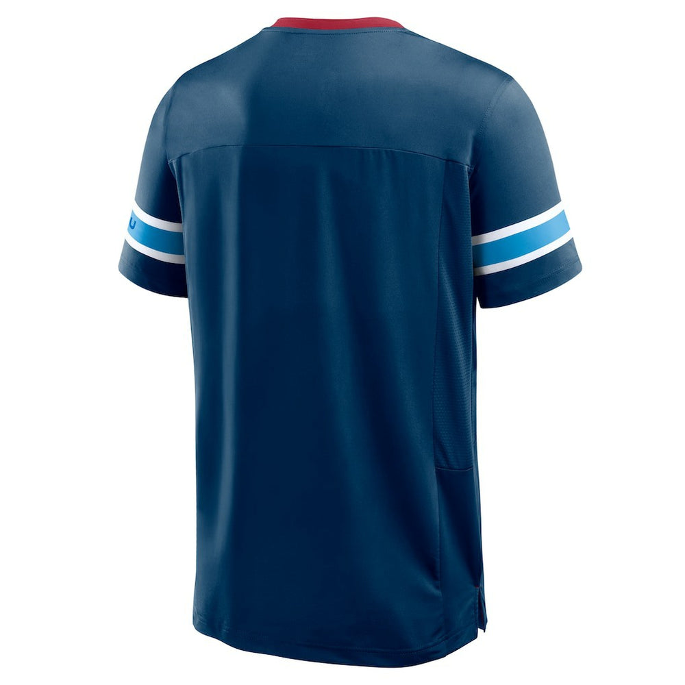 Houston Texans Redzone Hashmark V-Neck T-Shirt Navy