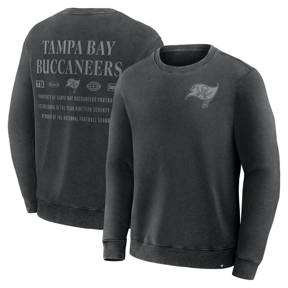 Tampa Bay Buccaneers Deep Route Pullover Sweatshirt Black