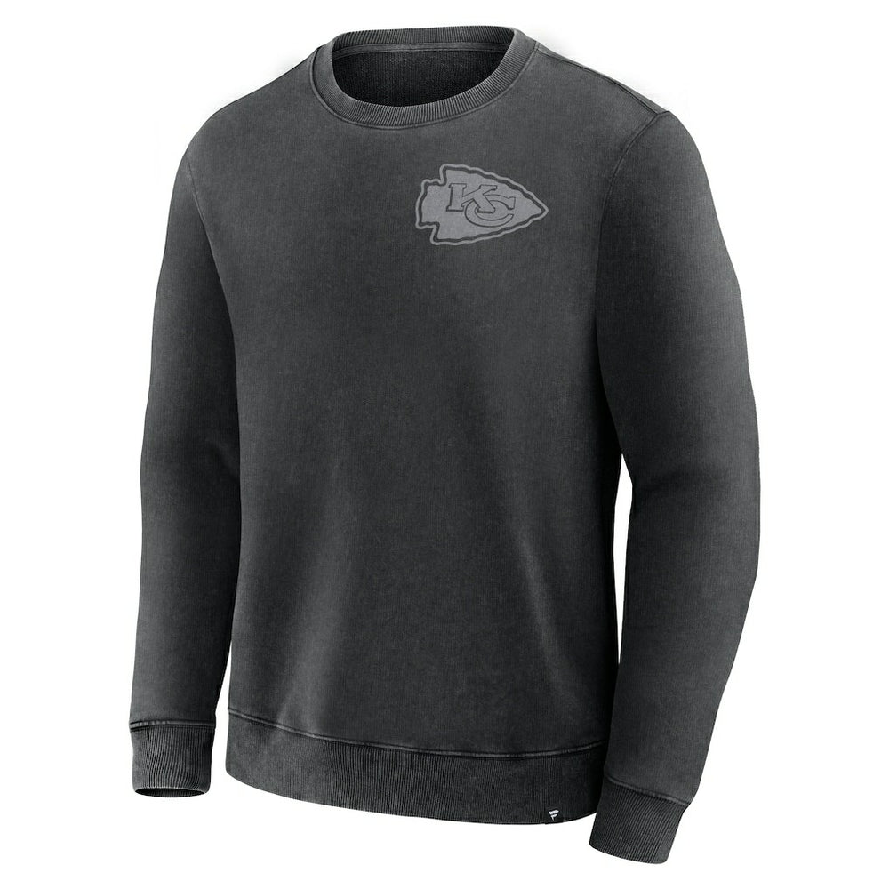 Kansas City Chiefs Deep Route Pullover Sweatshirt Black