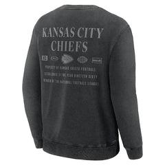 Kansas City Chiefs Deep Route Pullover Sweatshirt Black