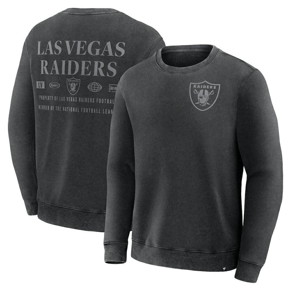 Las Vegas Raiders Deep Route Pullover Sweatshirt Black
