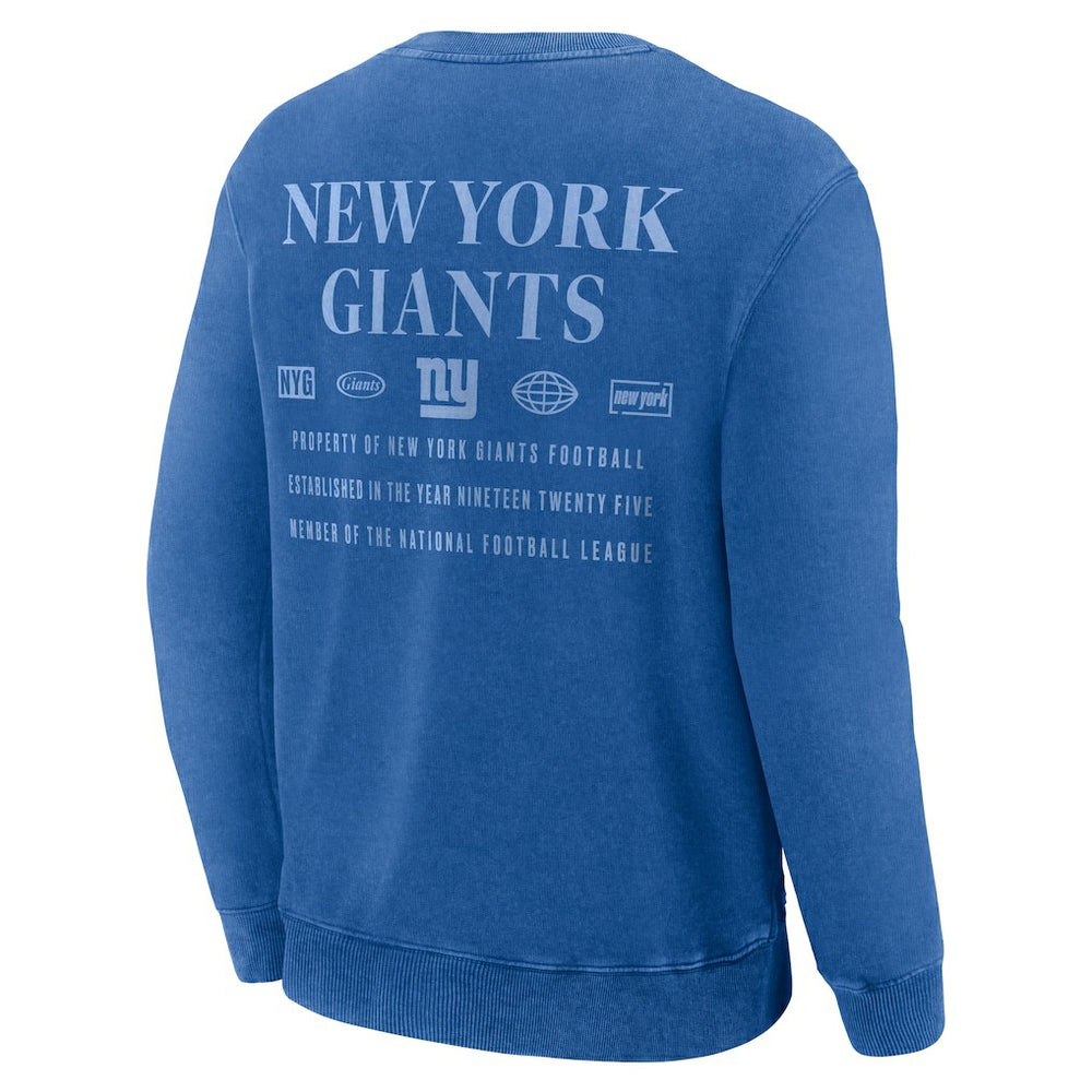 New York Giants Deep Route Pullover Sweatshirt Royal