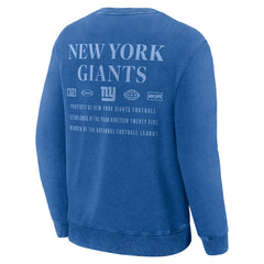 New York Giants Deep Route Pullover Sweatshirt Royal