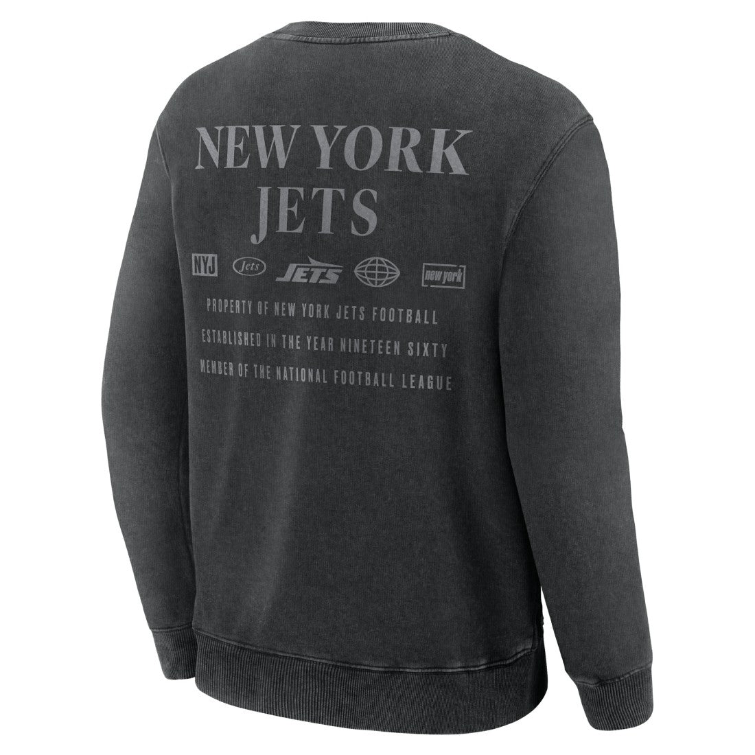 New York Jets Deep Route Pullover Sweatshirt Black