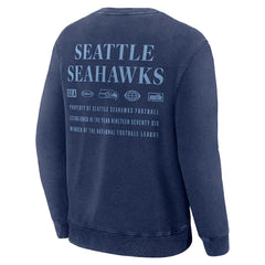 Seattle Seahawks Deep Route Pullover Sweatshirt Navy