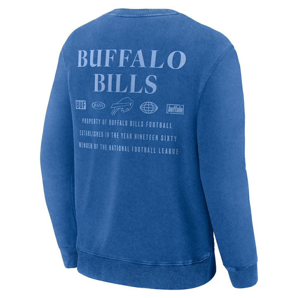 Buffalo Bills Deep Route Pullover Sweatshirt Royal