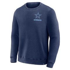 Dallas Cowboys Deep Route Pullover Sweatshirt Navy