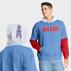Tennessee Titans Helmet Retro Pullover Hoodie Light Blue