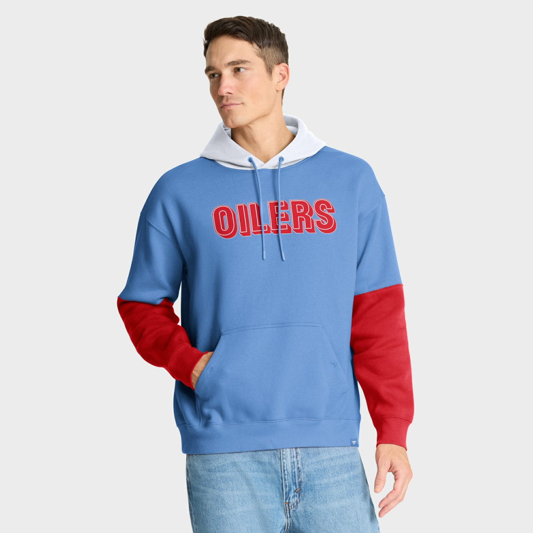 Tennessee Titans Helmet Retro Pullover Hoodie Light Blue