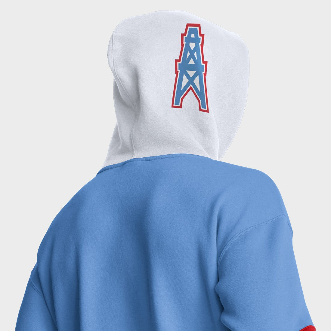 Tennessee Titans Helmet Retro Pullover Hoodie Light Blue