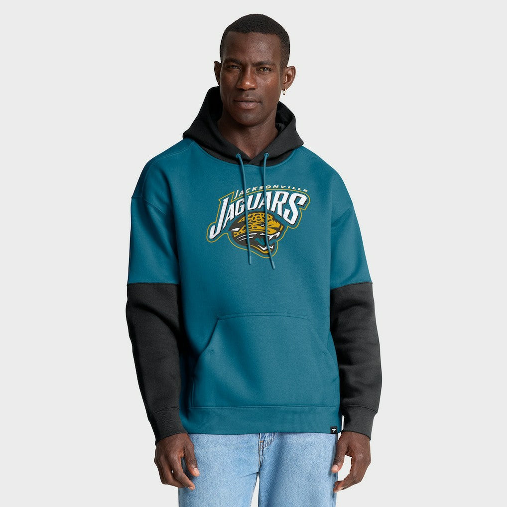 Jacksonville Jaguars Helmet Retro Pullover Hoodie Teal