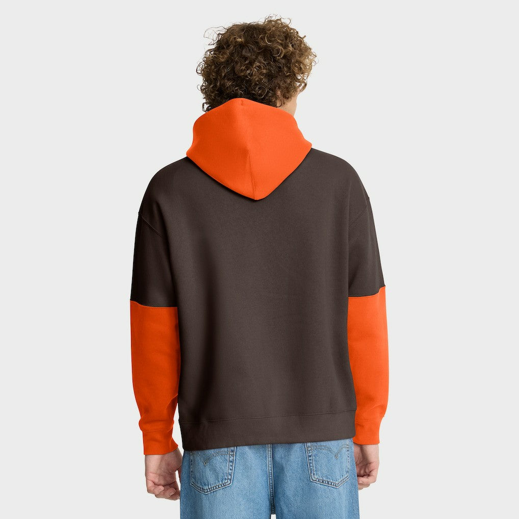 Cleveland Browns Helmet Retro Pullover Hoodie Brown