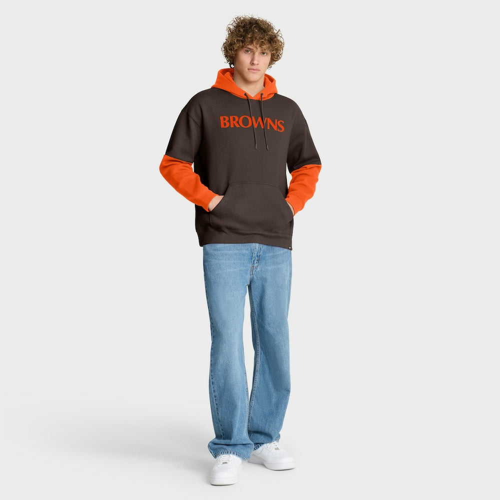 Cleveland Browns Helmet Retro Pullover Hoodie Brown