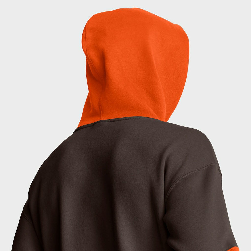 Cleveland Browns Helmet Retro Pullover Hoodie Brown