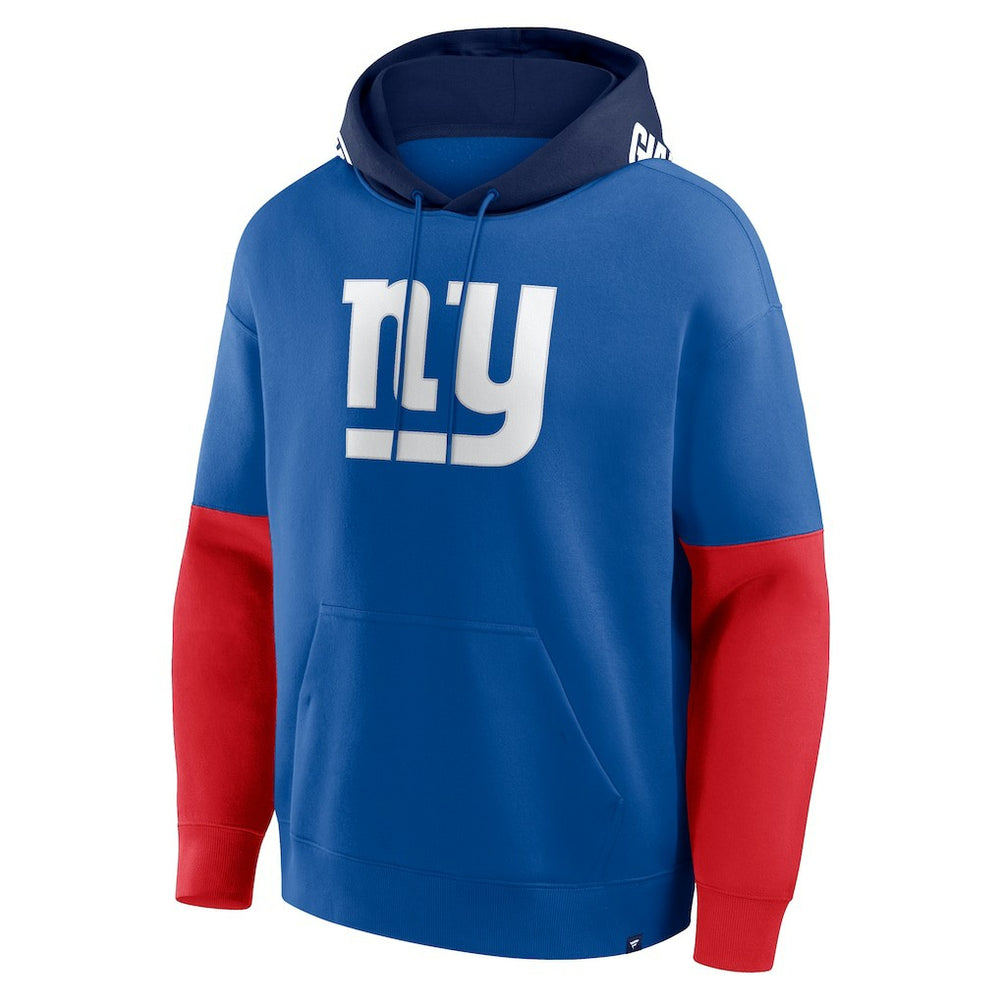 New York Giants Helmet Retro Pullover Hoodie Royal
