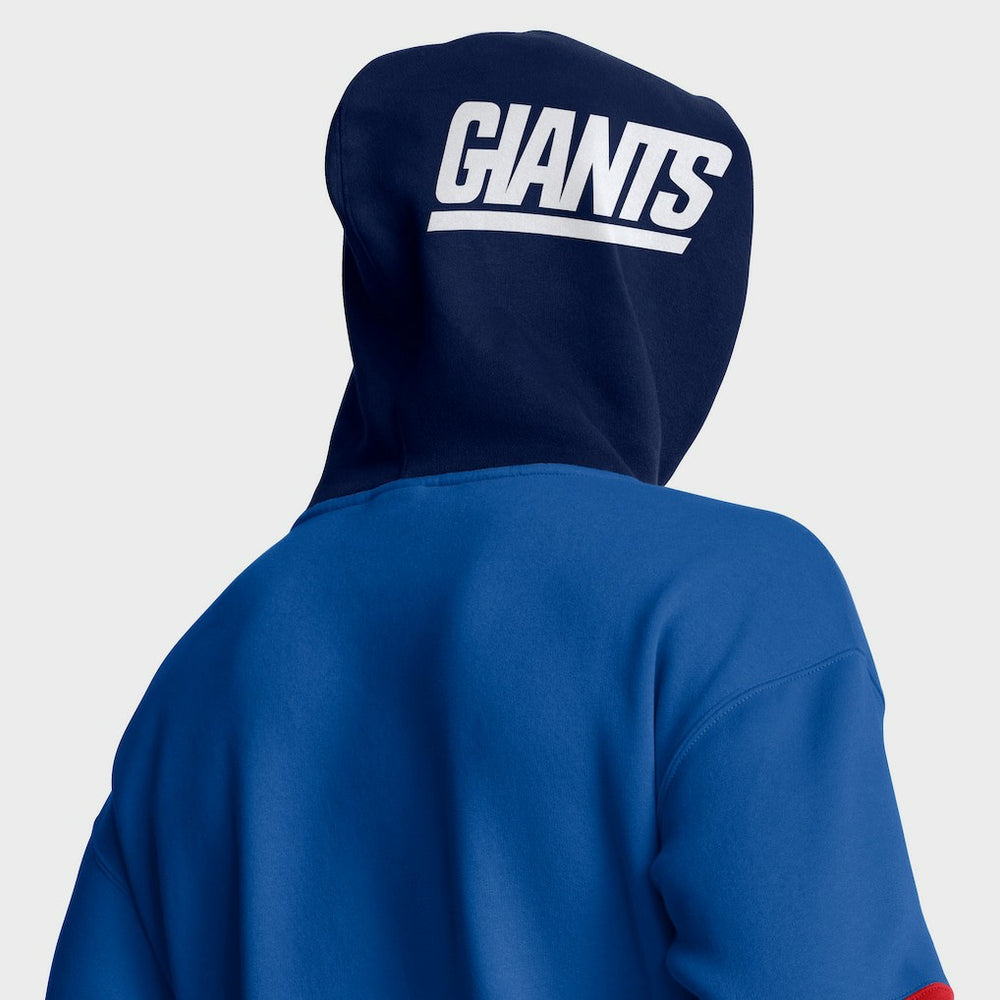 New York Giants Helmet Retro Pullover Hoodie Royal