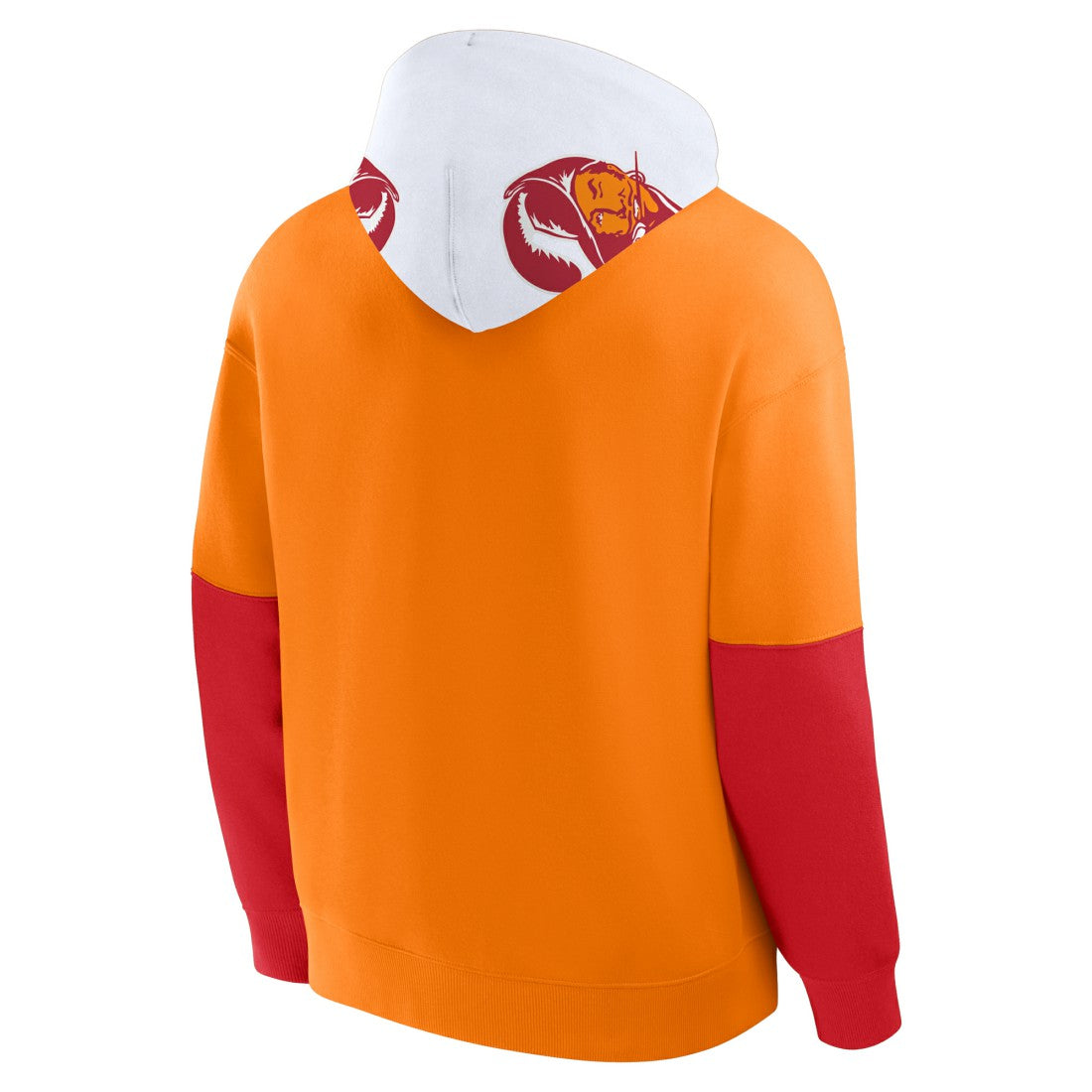 Tampa Bay Buccaneers Helmet Retro Pullover Hoodie Tan