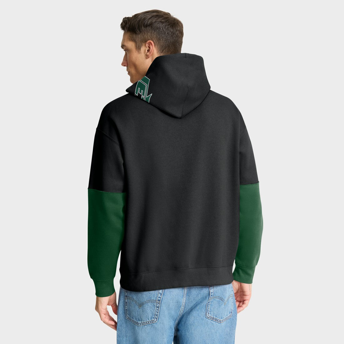 New York Jets Helmet Alt Pullover Hoodie Black