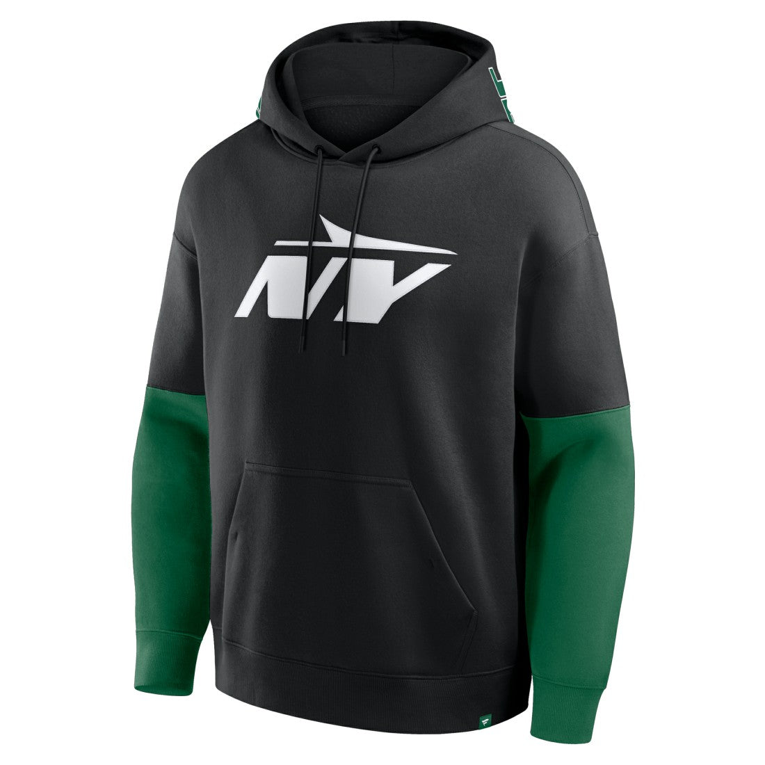 New York Jets Helmet Alt Pullover Hoodie Black
