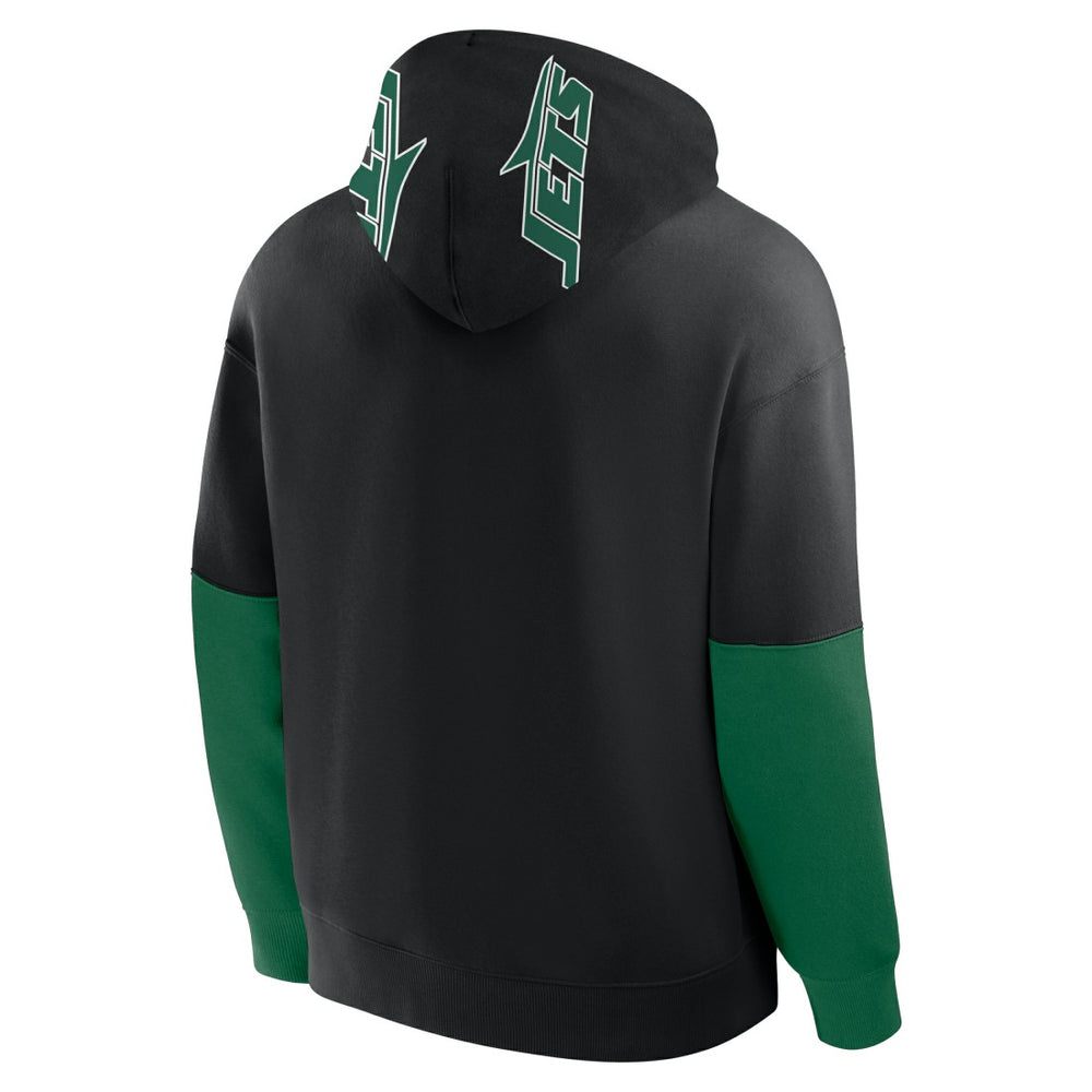 New York Jets Helmet Alt Pullover Hoodie Black