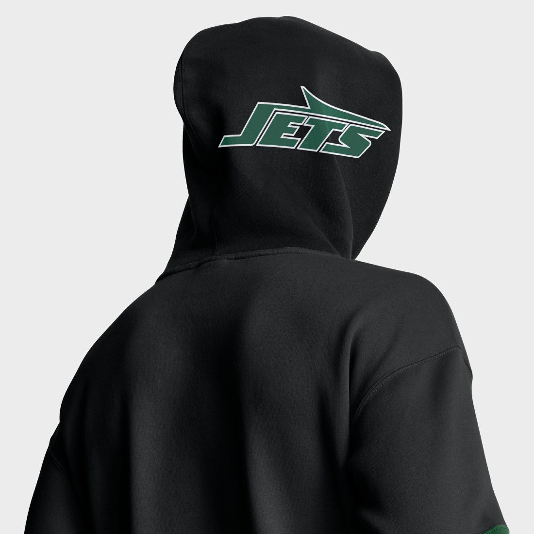 New York Jets Helmet Alt Pullover Hoodie Black