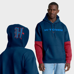 Houston Texans Helmet Alt Pullover Hoodie Navy