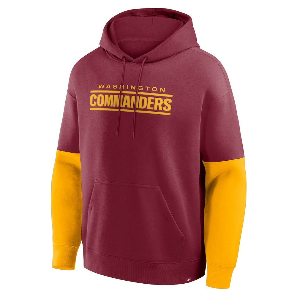 Washington Commanders Helmet Pullover Hoodie Burgundy