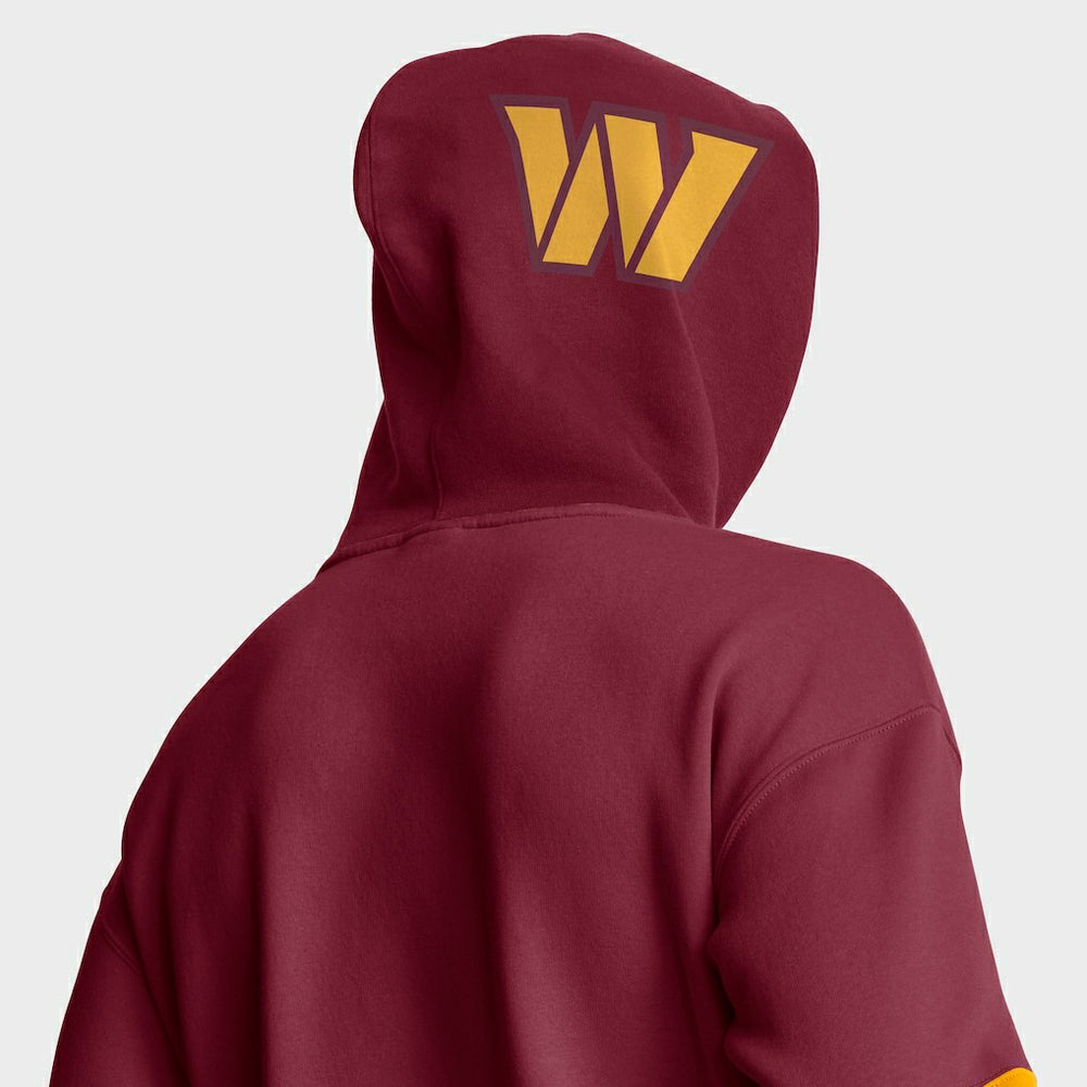 Washington Commanders Helmet Pullover Hoodie Burgundy