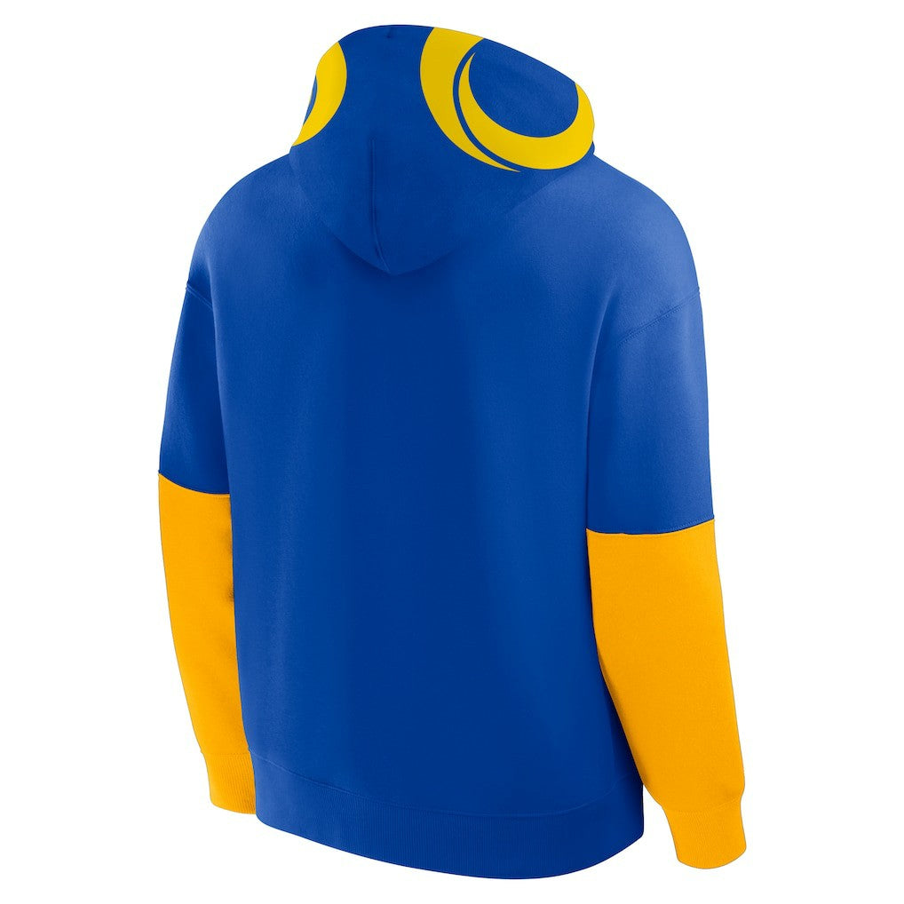 Los Angeles Rams Helmet Pullover Hoodie Royal